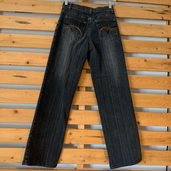 Point Zero Straight Leg Jeans Mid Rise - Picture 2 of 5
